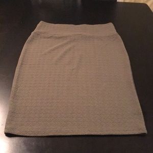 Olive green lularoe skirt